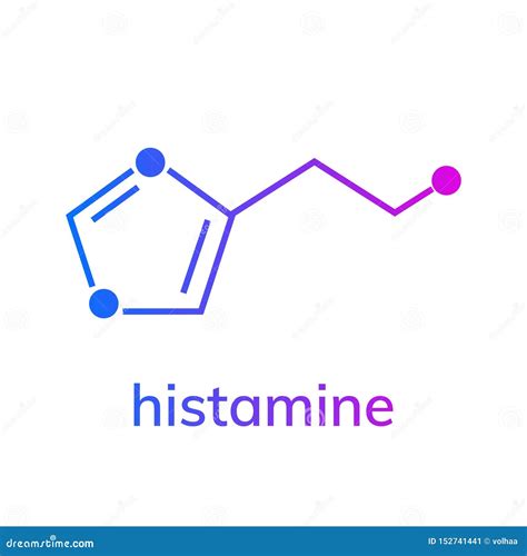 Histamine Chemical Formula Stock Vector Illustration Of Responses