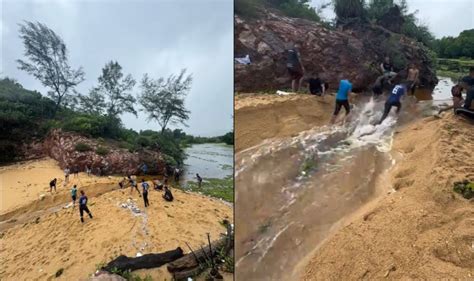 Video Aksi Penduduk Kampung Buat Lubang Untuk Alirkan Air Mengabang