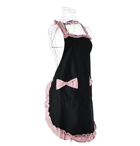 Fashion Cute Ladys Retro Vintage Kitchen Flirty Bowknot Apron With