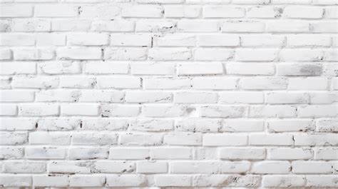 Bright White Brick Wall Texture Background White Brick Brick Wall