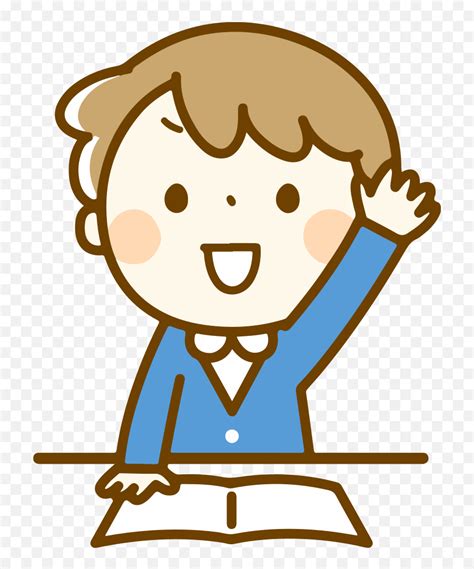 Clip Art Raise Hand Student Raising Hand Cartoon Pngraised Hands Png