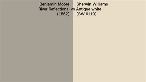 Benjamin Moore River Reflections Vs Sherwin Williams Antique