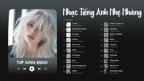 Tuyển Tập Những Bài Hát Tiếng Anh Nhẹ Nhàng Cực Chill Nhạc English Cover Hot TikTok Gây Nghiện