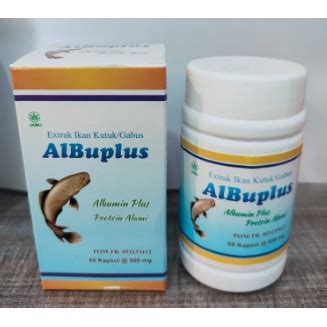 Jual Albuplus Kapsul Albumin Ikan Kutuk Extrak Ikan Kutuk Gabus