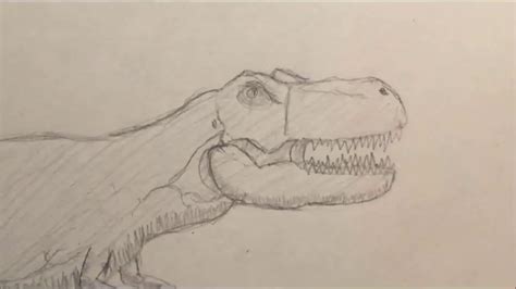 Jak Narysowa Tyranozaura Z Jurassic World How To Draw T Rex From Jw