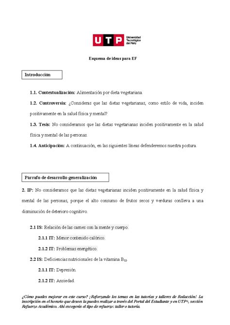 S17 S1 S2 Esquema Para Examen Final 11111111 Esquema De Ideas Para EF