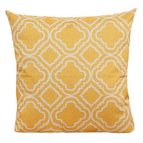 [32% OFF] Geometry Pattern Sofa Cushion Linen Pillow Case | Rosegal