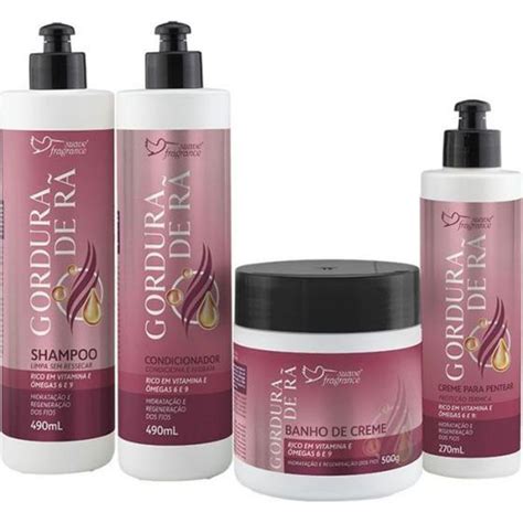 Kit Capilar Gordura de Rã Suave Fragrance Cosmeticos Kit de