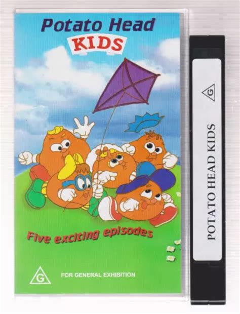 Rare Vhs Video Tape Potato Head Kids Small Box Five Exciting Episodes £