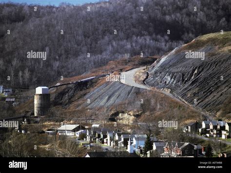 Pennsylvania Coal Strip Mining Stock Photo Alamy