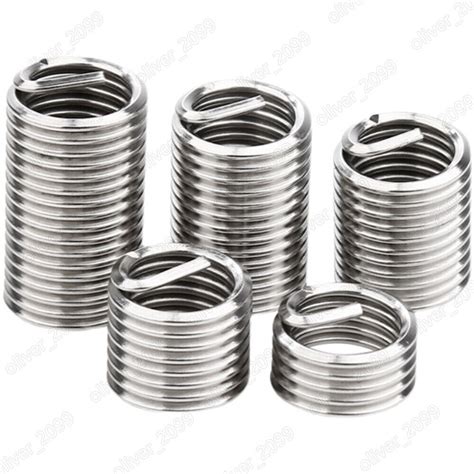 50x Helicoil M6 X 9 Threaded Insert Stainless Steel New Helicoil M6