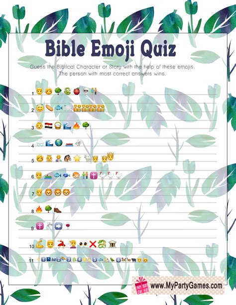 Bible Emoji Quiz With Answers Pin On Emoji Bible Quiz