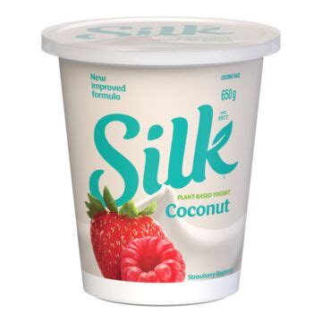 Silk Strawberry Raspberry Coconut Based Yogurt Metro