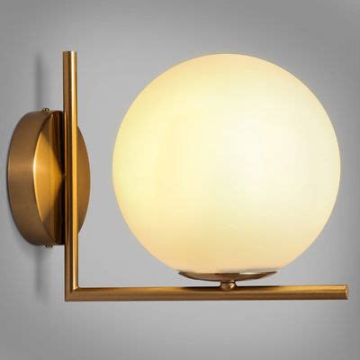 Applique Murale D Int Rieur Moderne En Forme De Globe En Verre Led