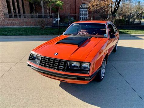 1980 Ford Mustang Orange Hatchback 23l 4cyl Automatic For Sale Photos