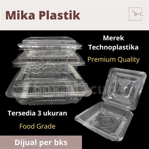 Jual Mika Plastik Bening Tx A A Untuk Cake Kue Nasi Mie Food