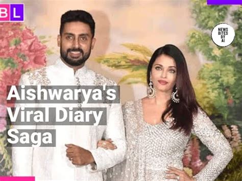 Aishwarya Rai And Abhishek S Alleged Diary Drama Goes Viral YouTube