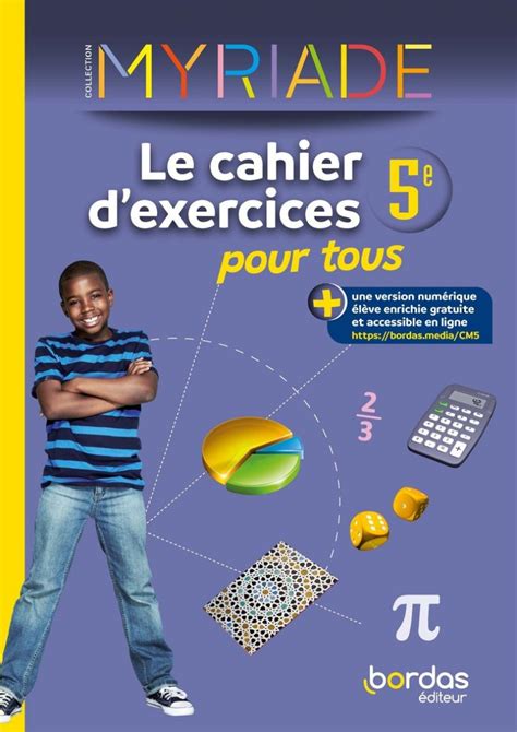 Myriade Le Cahier D Exercices Pour Tous E Cahier D Exercices Ed