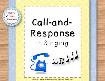 Call-and-Response Lesson and Songs by Beth's Music Classroom | TpT