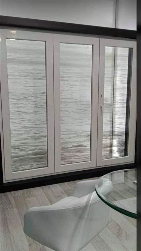 Sliding Casement ALUPLAST White Color UPVC Glass Door 08 Mm At Rs 800