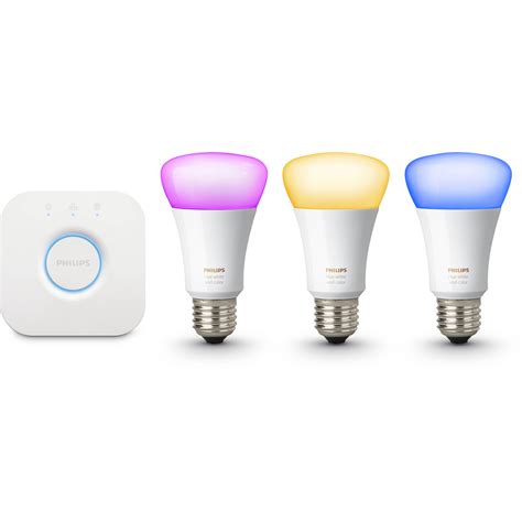 Philips Hue White And Color Ambiance A Starter Kit B H