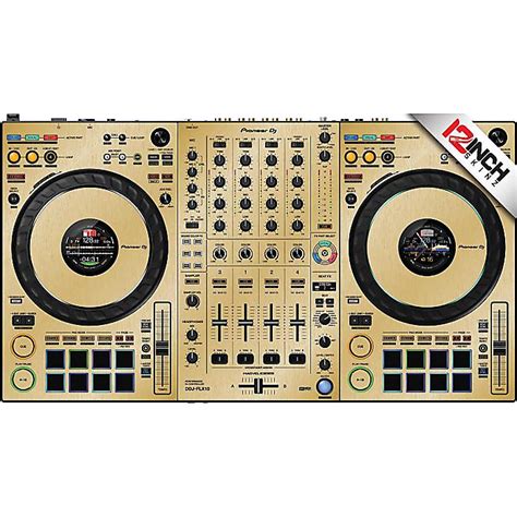 【楽天市場】【ブラッシュゴールド】12inch Skinz Pioneer Ddj Flx10 Skinz Metallics