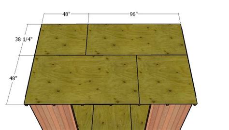 6x12 Lean To Shed Roof Free DIY Plans HowToSpecialist How To