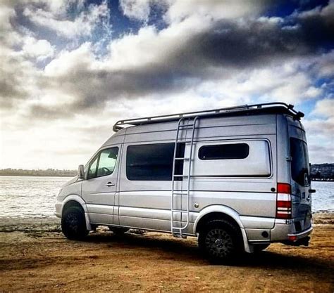 Sprinter Van With Aluminess Gear In White On This Build From El