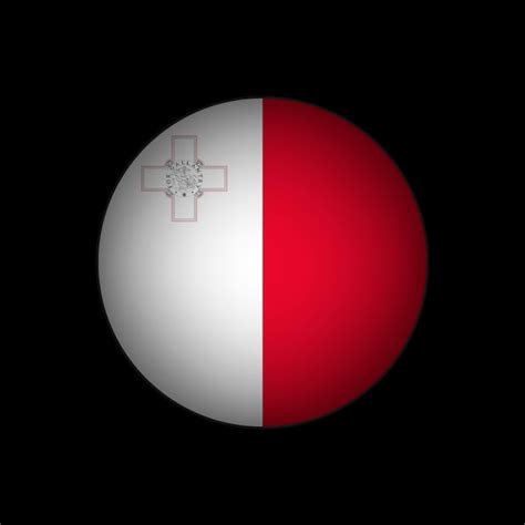 Pa S Malta Bandeira De Malta Ilustra O Vetorial Vetor Premium