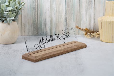 Classic Desk Name Plate Made Exclusively By Garo Signs Size X