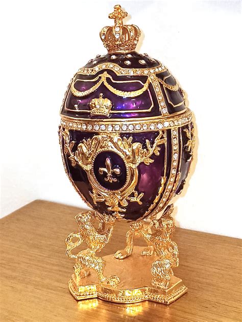 Collectibles And Art Royal Imperial Red Faberge Egg Extra Large 66” With