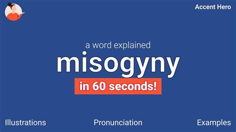 Misogyny Meaning And Pronunciation Youtube