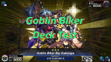 Yu Gi Oh Master Duel Goblin Biker Deck Test Youtube