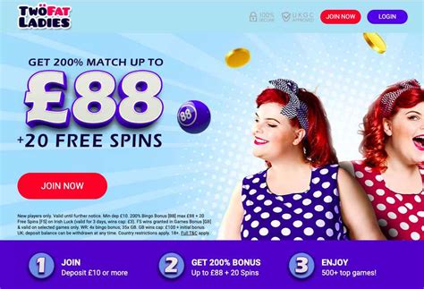 Two Fat Ladies Bingo - Up to £88 Bingo Bonus + 20 Spins - Full Review