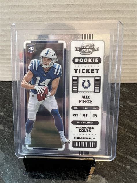 Contenders Optic Rookie Ticket Base Colts Alec Pierce Rc Whc Ebay