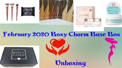 Unboxing February 2020 Boxy Charm Base Box YouTube