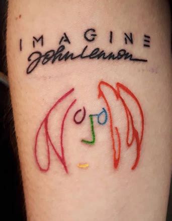 John Lennon Imagine Tattoo