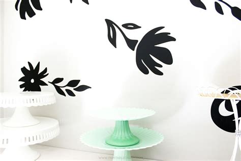 GIGANTIC Floral Vinyl Wall Decals - Printable Crush