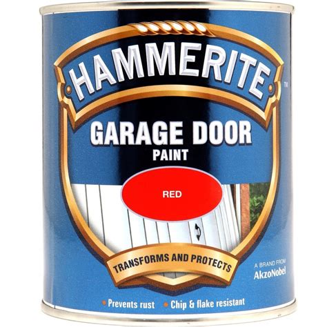 Hammerite Garage Door Paint Red 750ml - Home & Garden from Zoom Car Care UK