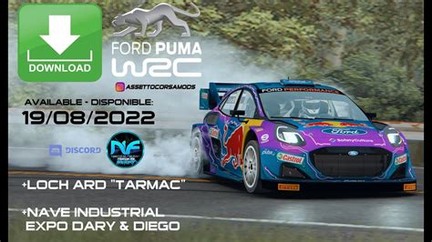 Ford Puma Wrc Rally1 Official Presentation Assetto Corsa Loch Ard Tarmac Nave Industrial