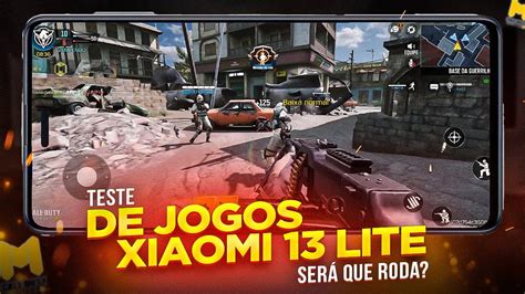 XIAOMI 13 LITE Teste de JOGOS COD Mobile será que roda liso YouTube