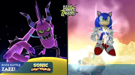 Sonic Dash | Boss Battle ZAZZ! - SONIC LOST WORLD By SEGA - YouTube