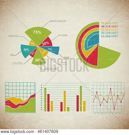 Vintage Chart Set Vector & Photo (Free Trial) | Bigstock