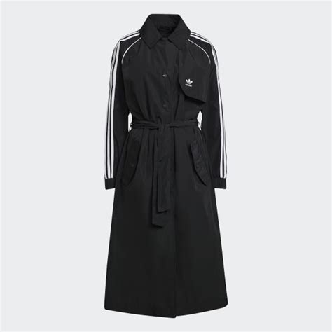 Adidas Adicolor Classics Trench Coat Black Adidas Uk