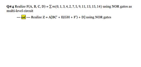 Solved Realize F A B C D Sigma Chegg