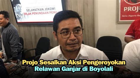 Projo Sesalkan Aksi Pengeroyokan Relawan Ganjar Di Boyolali Youtube