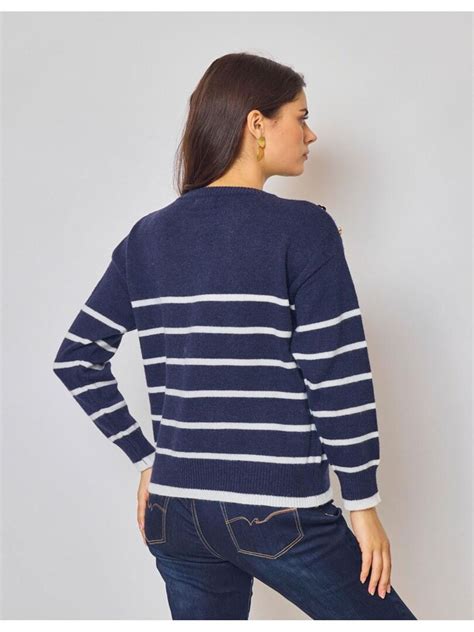 Pull Marini Re Kebello Bleu Marine Kiabi