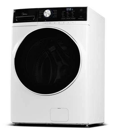 Midea Washer White 45 Cu Ft Capacity Front Load Stackable Energy