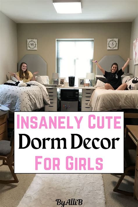 Super Cute Dorm Room Ideas We Are Obsessing Over Girls Dorm Room