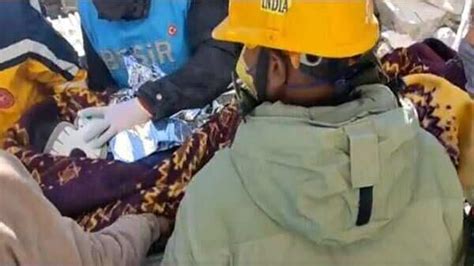 Watch Ndrf Rescues A Six Year Old Girl From Rubble In Earthquake Hit